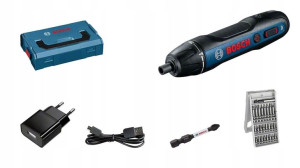 Wkrętak Akumulatorowy 3,6v Bosch Go 2.0 + Bity 25szt.