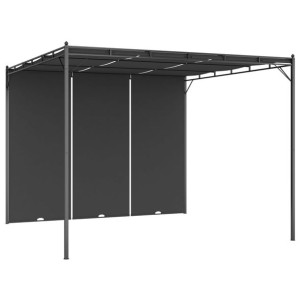 Altana ogrodowa z zasłoną boczną, 3 x 3 x 2,25 m,