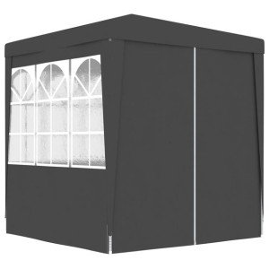 Namiot imprezowy ze ściankami, 2x2 m, antracyt, 90