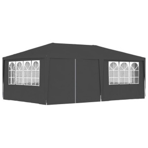 Namiot imprezowy ze ściankami, 4x6 m, antracytowy,