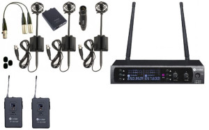 Prodipe Al B210 Dsp Duo Uhf Potrójny System Bezprzewodowy Do Akordeonu