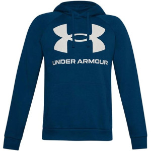 Bluza męska Under Armour Rival Fleece Big Logo Hd ciemny niebieski 1357093