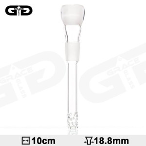 Rura do bonga Grace Glass dł. 10 cm szlif 18.8 mm z dyfuzorem