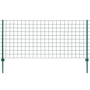 Euro ogrodzenie, stalowe, 20 x 1,5 m, zielone