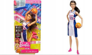 BARBIE lalka MADE TO MOVE koszykarka FXP06 Mattel