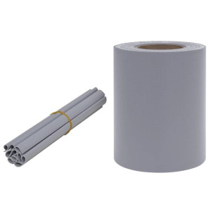 Osłona na ogrodzenie ogrodowe, PVC, 35x0,19 m, jas