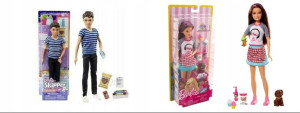Barbie Skipper Ken Opiekun I Siostra Skipper Pies