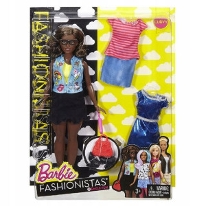 Barbie Z Ubrankami Emoji Fun Doll Curvy Nr39 Dtf02
