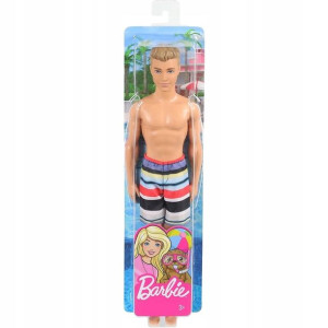 Lalka Barbie Ken Plażowy Mattel Fjf08 Ghw43