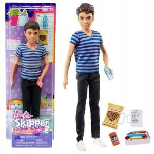Lalka Barbie Skipper Chłopiec Ken Opiekun Fnp43