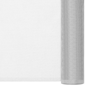 Siatka aluminiowa, 80 x 1000 cm, srebrna