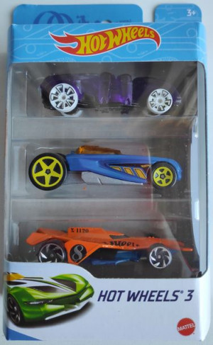 Hot Wheels 3-PAK SAMOCHODZIKÓW K5904 G