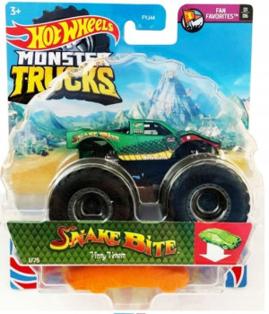 Hot Wheels SNAKE BITE Vinny Venom - Monster Trucks