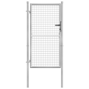 Furtka ogrodowa, galwanizowana stal, 105x200 cm, s