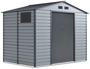 Domek na narzędzia MONTREAL 9x6 Light Grey
