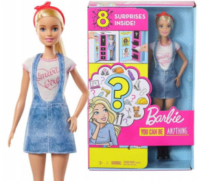 Lalka Barbie Kariera Zestaw Niespodzianka Ubranka