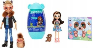 Enchantimals Sela Sloth + Leniwiec I Jeżyk Hixby