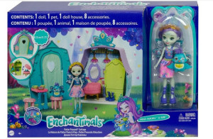 Lalka Peackock Enchantimals Gyn61 Chatka Domek Paw