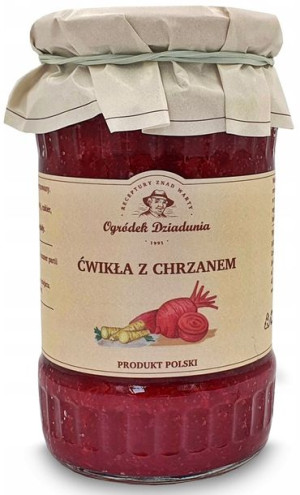 Ćwikła z chrzanem 350 g - na święta Wielkanoc - Ogródek Dziadunia