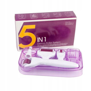 Derma roller 5 w 1 dermaroller Ciało Twarz Oczy