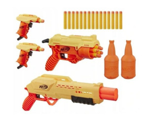 Nerf Zestaw Alpha Strike 4 Wyrzutnie + Akcesoria
