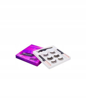 Sztuczne Rzęsy Magnetyczne 3 Pary Eyeliner Pęseta