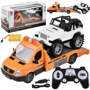 Auto Mercedes Laweta pilot + terenowe auto ŚWIATŁA