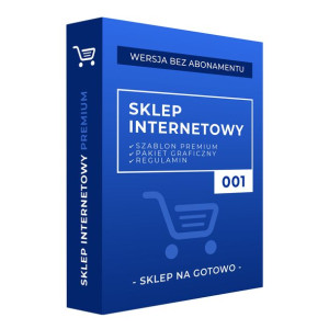 Sklep Internetowy 001 Na Gotowo + Serwer + Regulamin