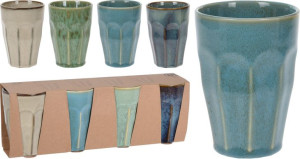 Kpl.4 Kubków Porcelana 330ml