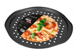 Forma nieprzywieralna z dziurkami do pizzy IDEAL non-stick 33,5x36 cm