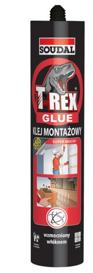 Soudal T-rex Klej Montażowy Super Mocny 380 G.