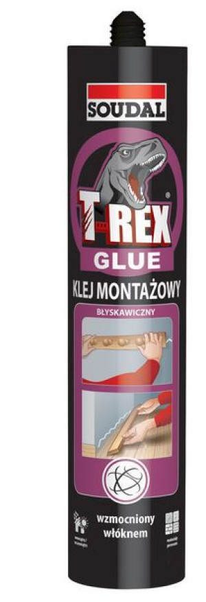 Soudal T-rex Klej Montażowy Błyskawiczny 380 G.