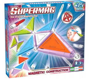 Klocki Magnetyczne Supermag Tags Trendy 35 El