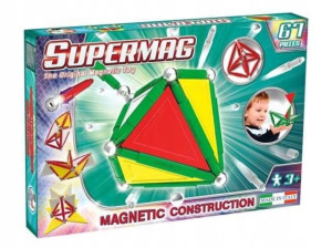 Supermag Tags Primary 67 El, Klocki Magnetyczne