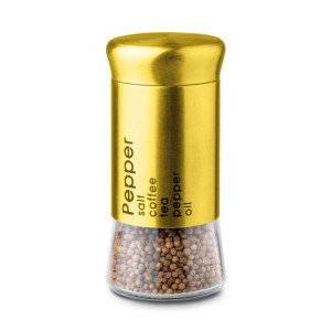 Pojemnik na przyprawy szklany Tadar Asha 150 ml złoty