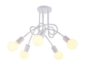 Zd74d Nowoczesna Lampa Żyrandol 5 Biały