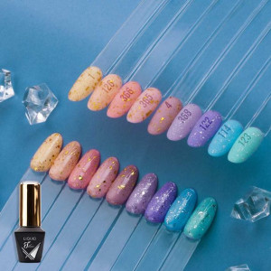 Zestaw 9 lakierów hybrydowych Pastels by Molly Lac 5 ml i  Liquid Silver 10