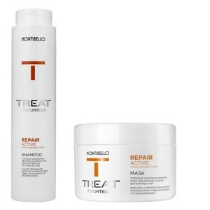 Montibello Repair Active zestaw: Szampon 300 ml Maska 200 ml