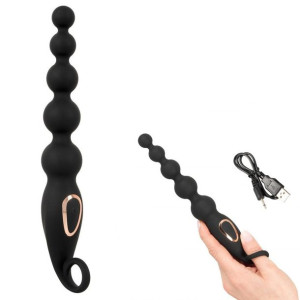 Koraliki analne z wibracjami 22cm WIBRATOR ANOS