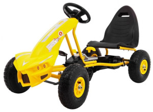 CHAMPION mini gokart z pompowanymi kołami + hamulec