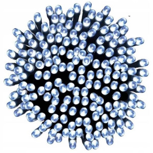 Lampki choinkowe 500 LED żarówki bezpieczne ozdoby świąteczne zimny biały