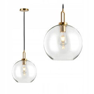 Lampa Sufitowa Wisząca Szklana Kula 20cm