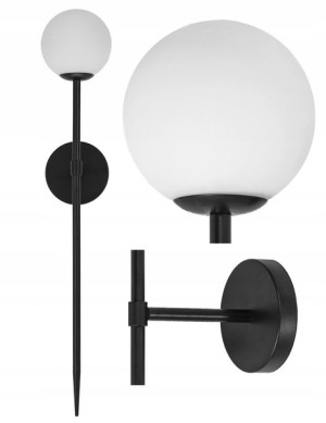 Lampa Kinkiet Czarny Ścienny Nowoczesny 90CM
