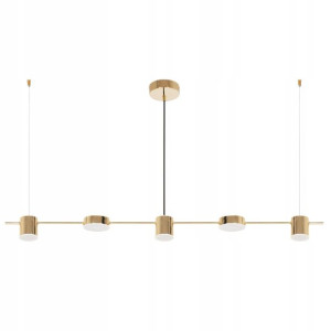 Lampa Sufitowa Led Nowoczesna Złota Gold Metalowa