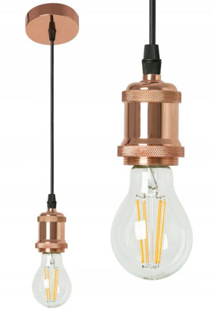 Lampa Wisząca Sufitowa Oprawka Lumo Rose Gold