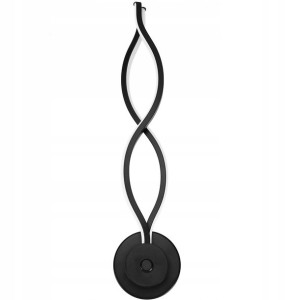 Lampa Ścienna Kinkiet Led Black Czarny 13W