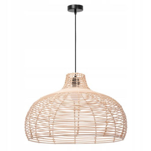 Lampa Wisząca Pleciona Bambusowa Natural Boho XXL