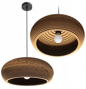 Lampa Wisząca Papierowa Tekturowa Natural Eco XXL