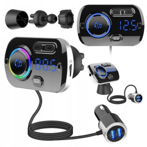 Transmiter FM Bluetooth do samochodu ciężarówki
