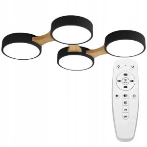 Lampa Sufitowa Nowoczesna Okrągła Plafon Duży Led4